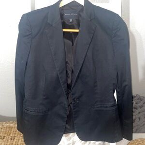 Banana Republic – Women’s Classic Black One-Button Blazer – Size 8